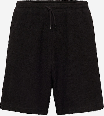 WEEKDAY Trousers 'Austin' in Black: front