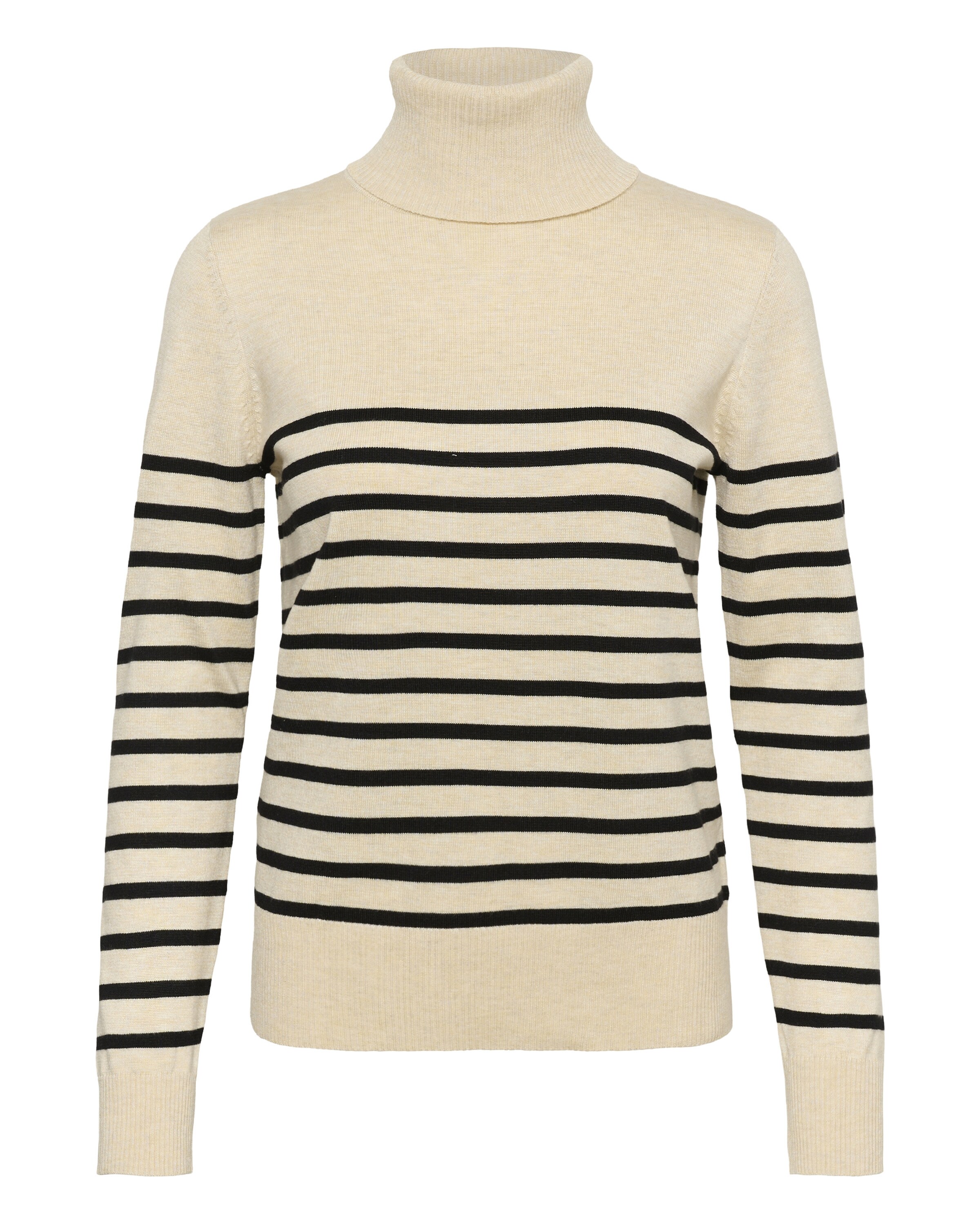 SAINT TROPEZ Jersey 'Mila' en L en ecru / negro, Vista del producto