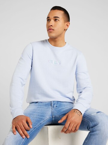 GUESS Sweatshirt in Blauw