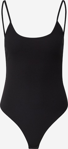 NEW LOOKBodi majica - crna boja: prednji dio