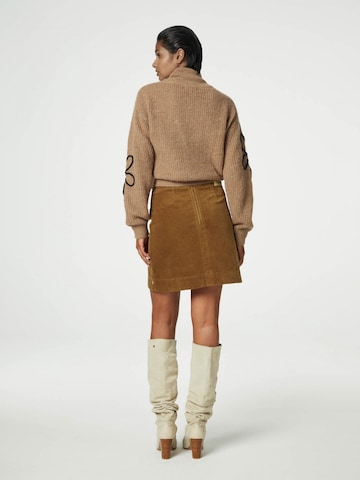 Fabienne Chapot Skirt 'Vivian' in Brown