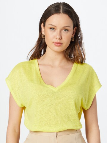 Calvin Klein - Camiseta en amarillo: frente