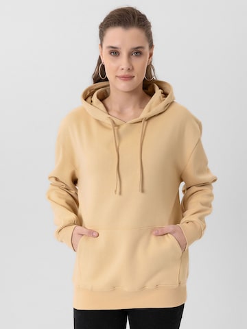 Jacey Quinn Sweatshirt in Beige: front