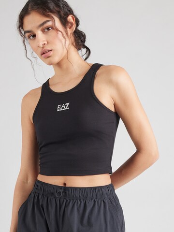 EA7 Emporio Armani Top 'ESSENTIAL' - fekete: elől
