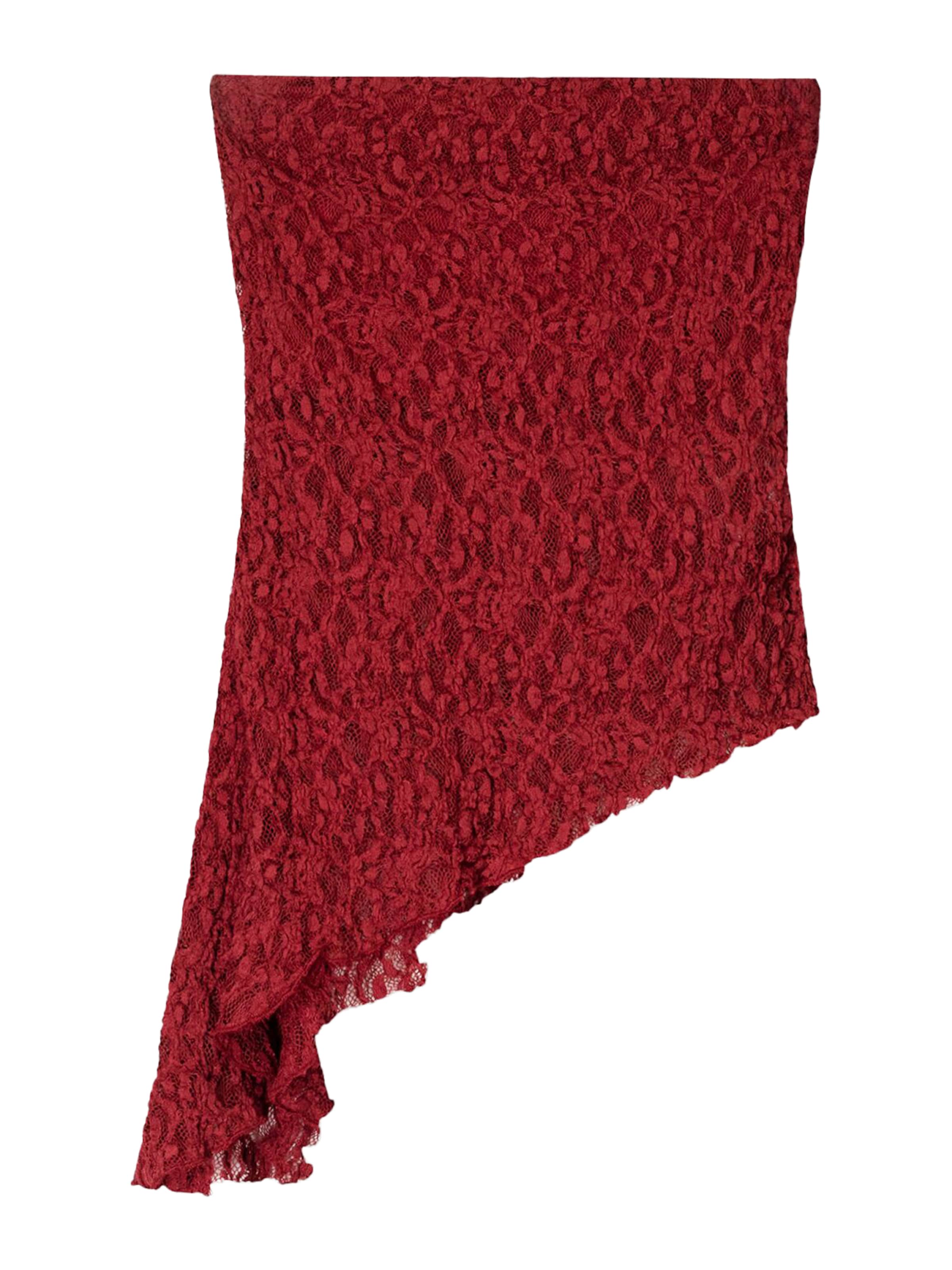 Top di Bershka in rosso: frontale