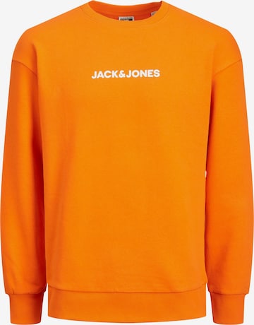 JACK & JONES Суичър 'Swish' в оранжево: отпред