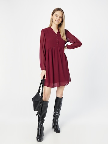 Sublevel Shirt Dress in Red