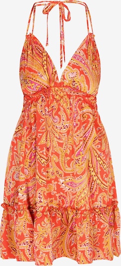 Rochie 'Spring Summer' ebeeza pe maro / galben / portocaliu / roz, Vizualizare produs
