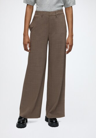 MOS MOSH - Pierna ancha Pantalón chino 'MMHaley Dynamic' en gris: frente