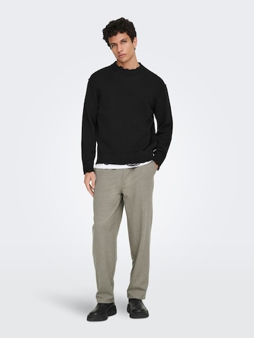 Only & Sons Pullover '22034238'‌‌‌‌‌‌‌‌ in Schwarz