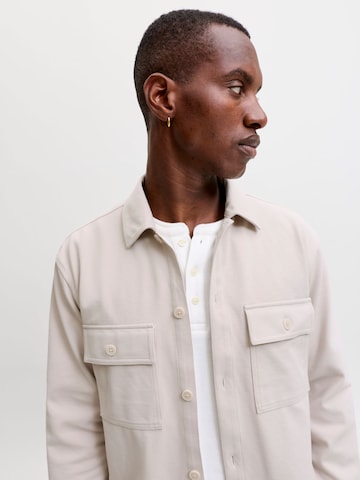 JACK & JONES Классический крой Демисезонная куртка 'JJEWilliam' в Бежевый