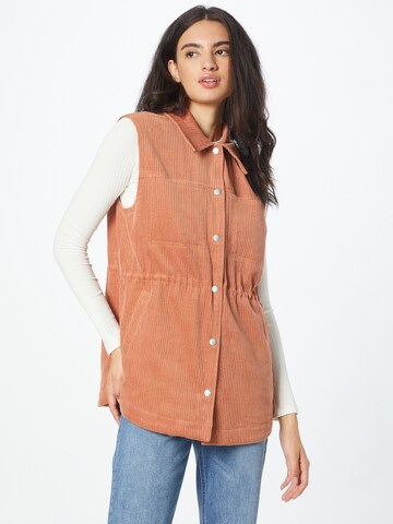 Soft Rebels Vest 'Addison' in Beige: front