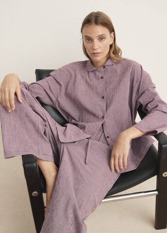 MANGO Pyjama 'Lungo' in Rot