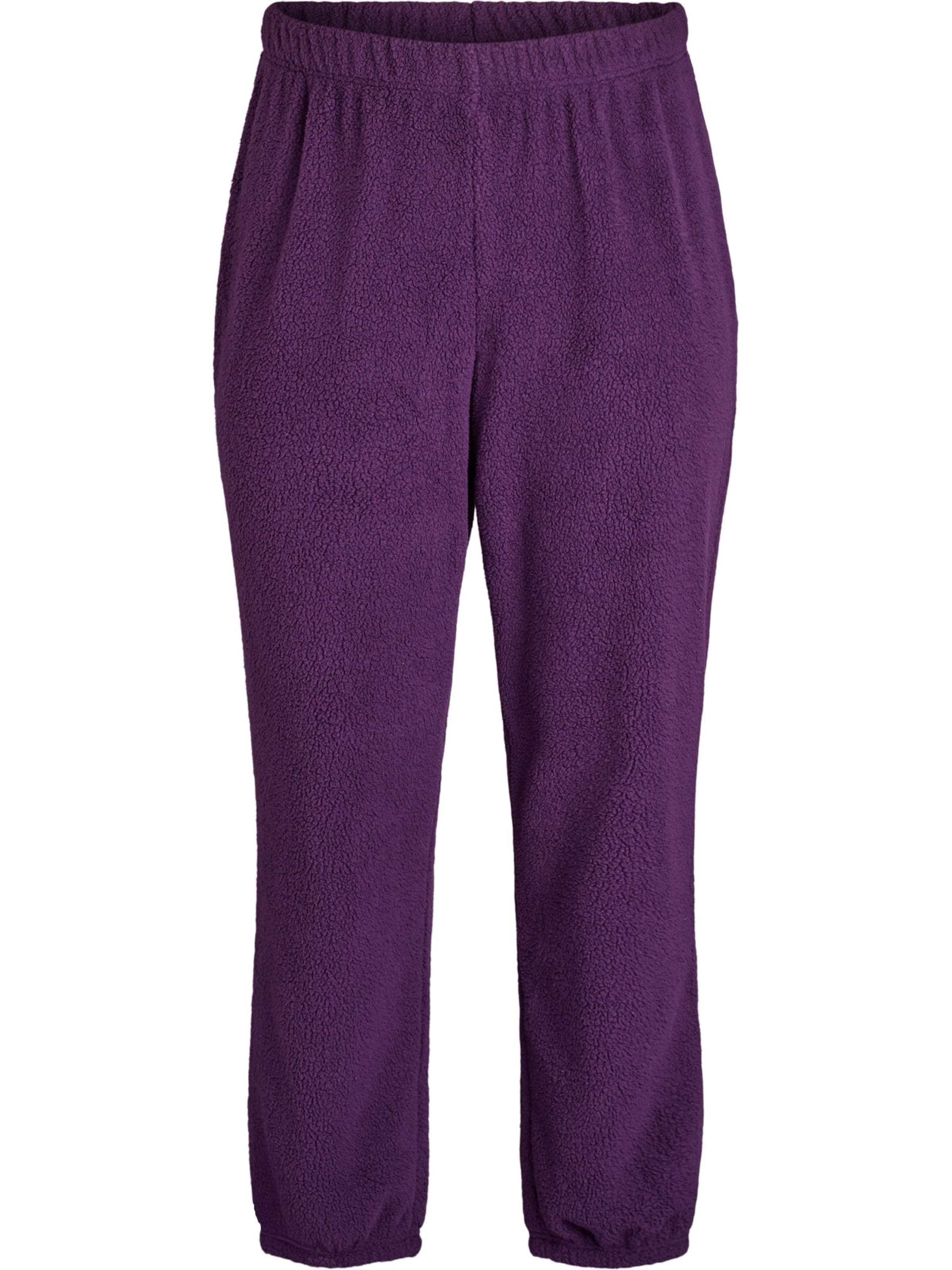 Tapered Pantaloni 'Mkarli' di Zizzi in lilla: frontale