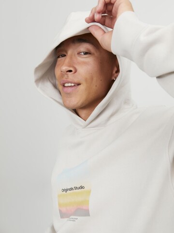 Sweat-shirt 'VESTERBRO AQUA' JACK & JONES en beige