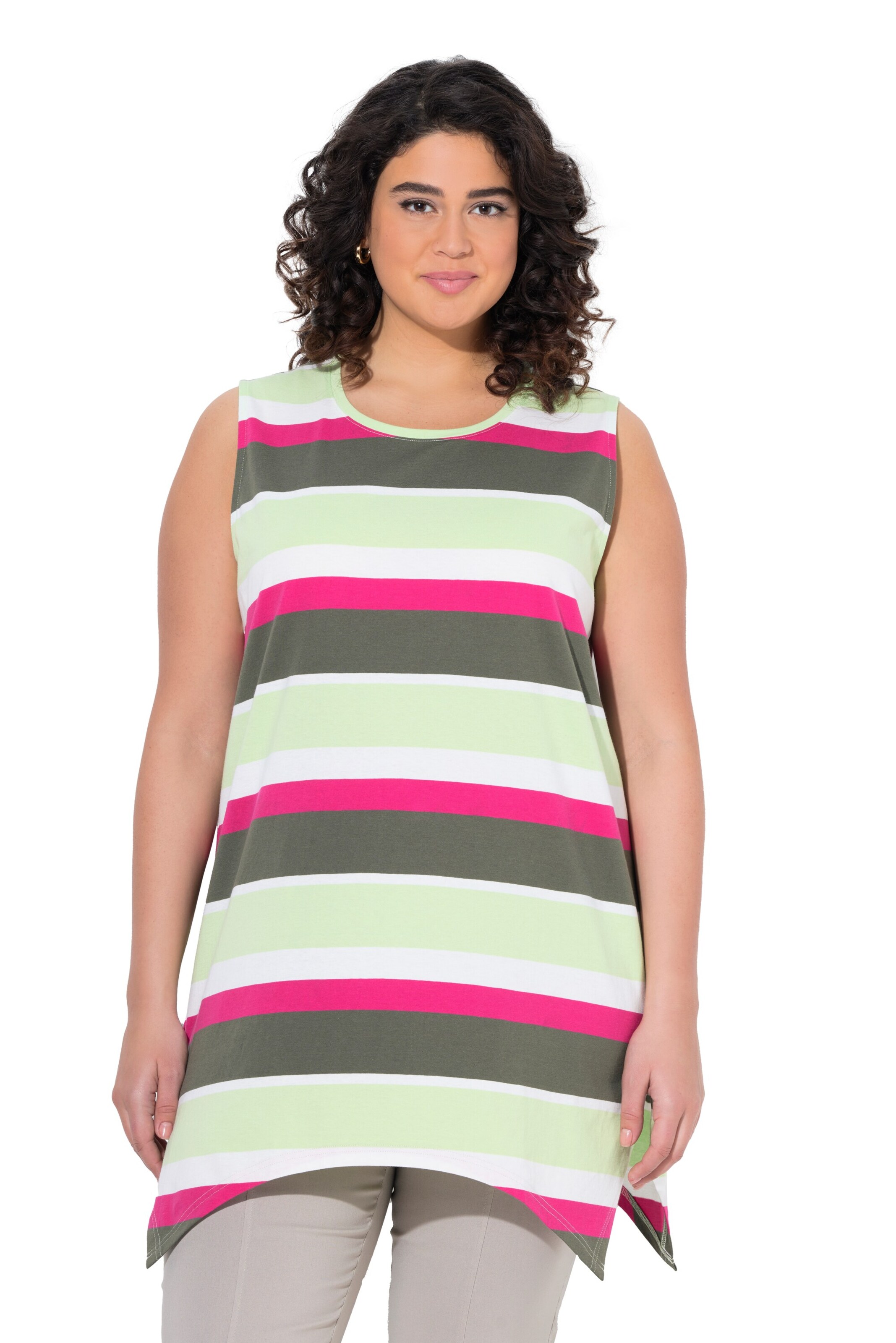 Ulla Popken Shirt in Grün: Vorderseite