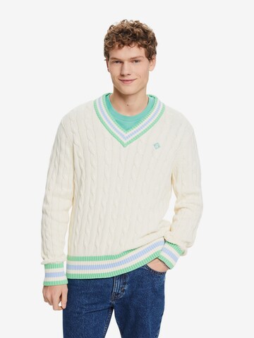 ESPRIT Sweater in Beige: front