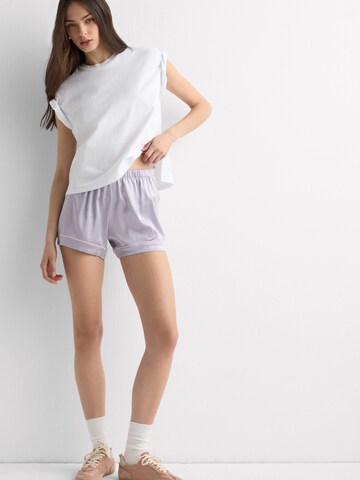INTIMISSIMI Pyjamashorts in Lila: Vorderseite