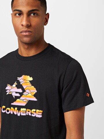 CONVERSE - Camiseta en negro