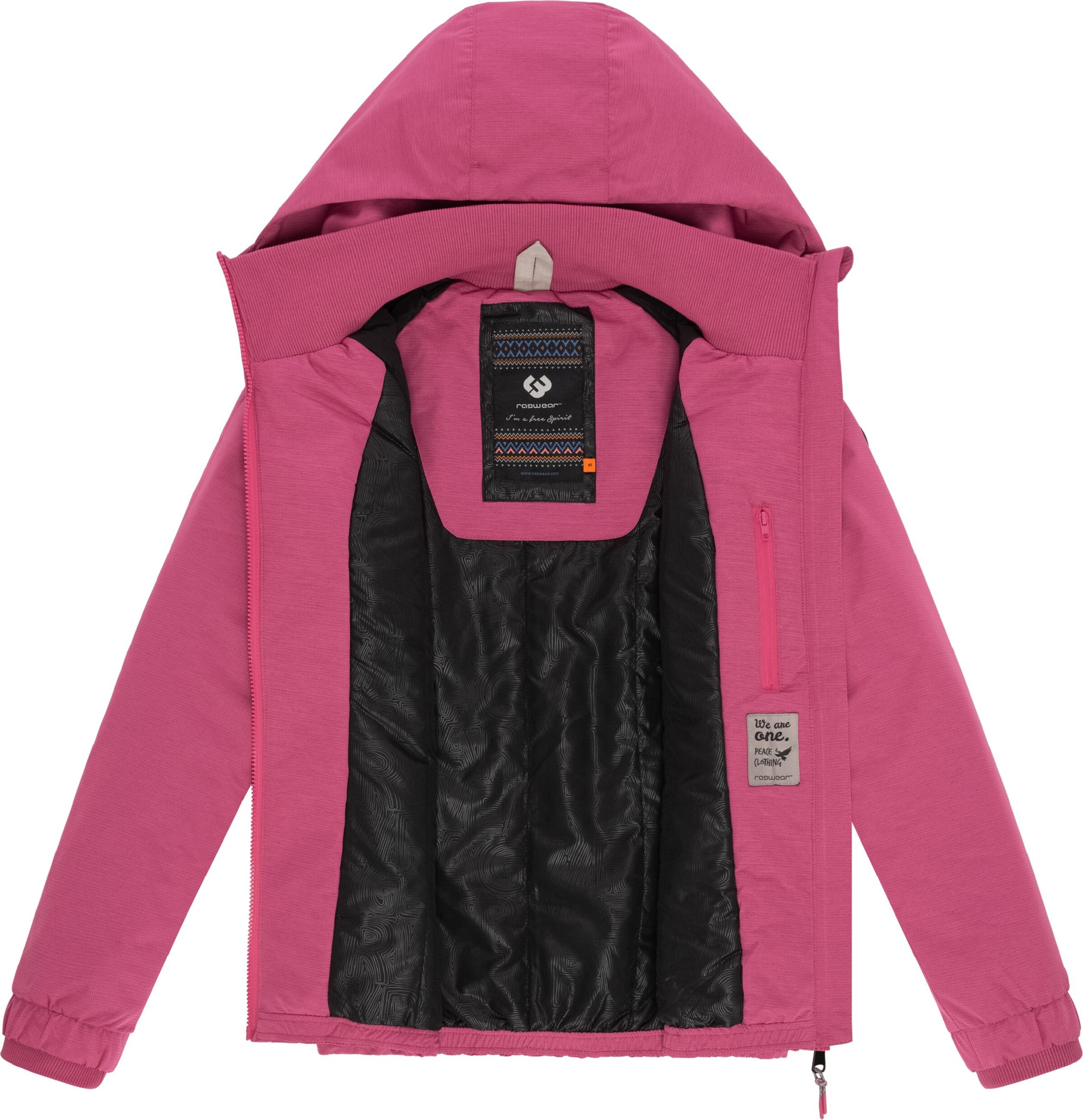 Ragwear Vinterjakke 'Dizzie' i pink