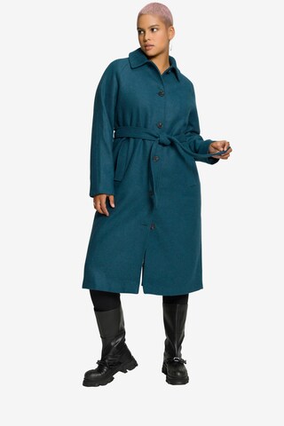 Studio Untold Between-Seasons Coat in Blue: front