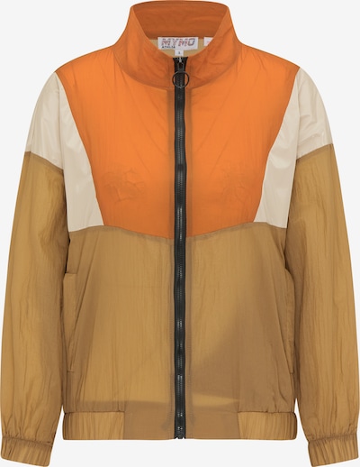 myMo ATHLSR Sportjacke in cognac / cappuccino / hellbraun, Produktansicht