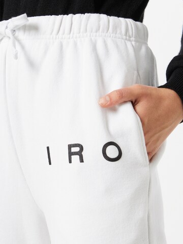 IRO Regular Trousers 'MARICKA' in White