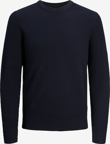 Pull-over 'JJEPerfect' JACK & JONES en bleu : devant