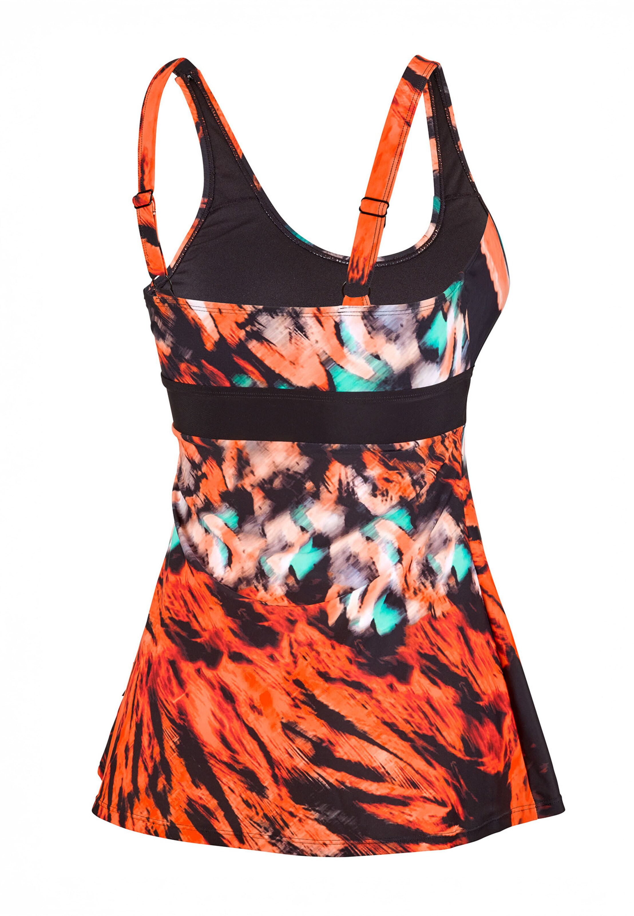 BECO the world of aquasports Bustier Tankini 'Feathers' in Schwarz