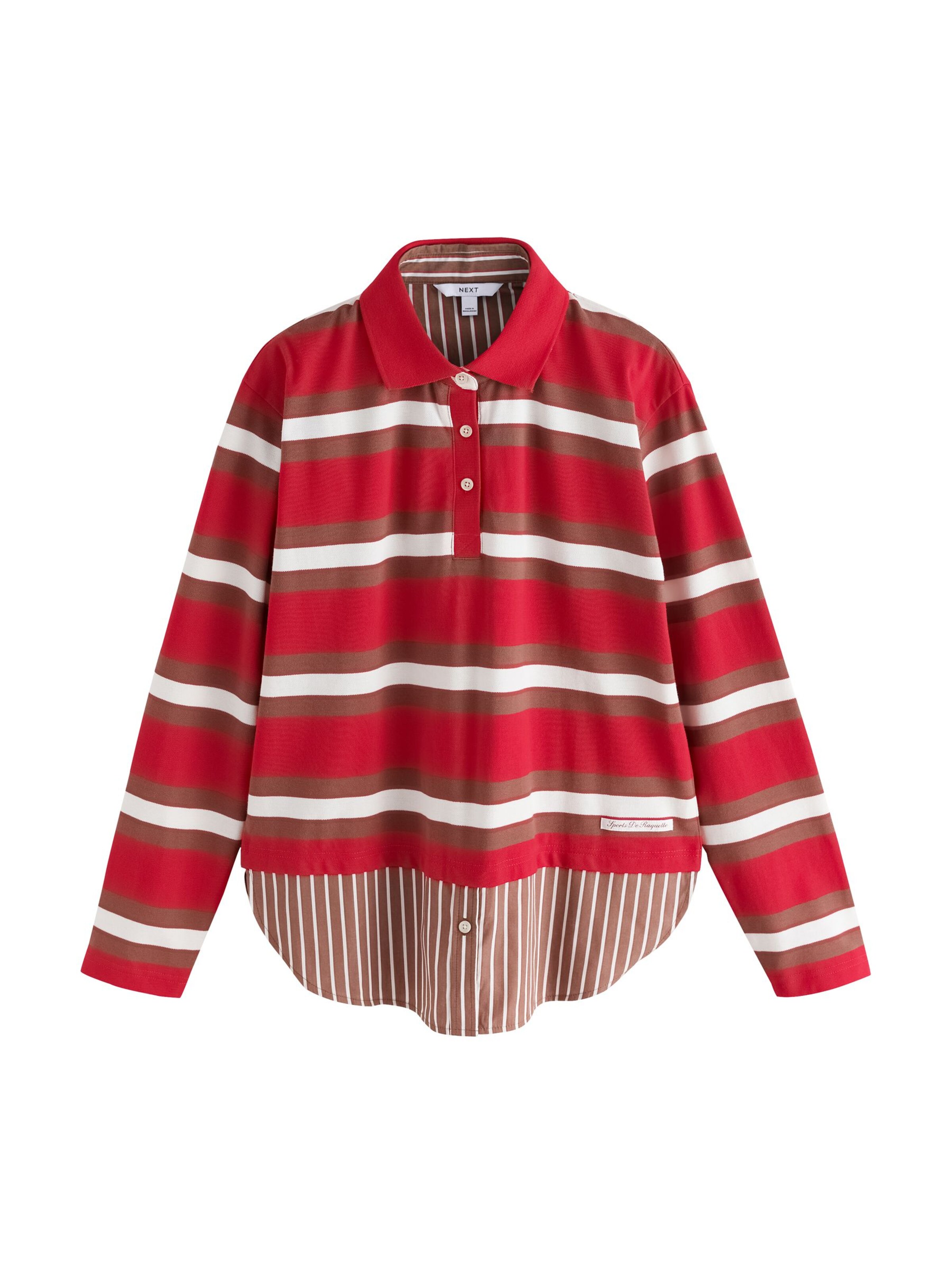 Next Shirt in Red: front