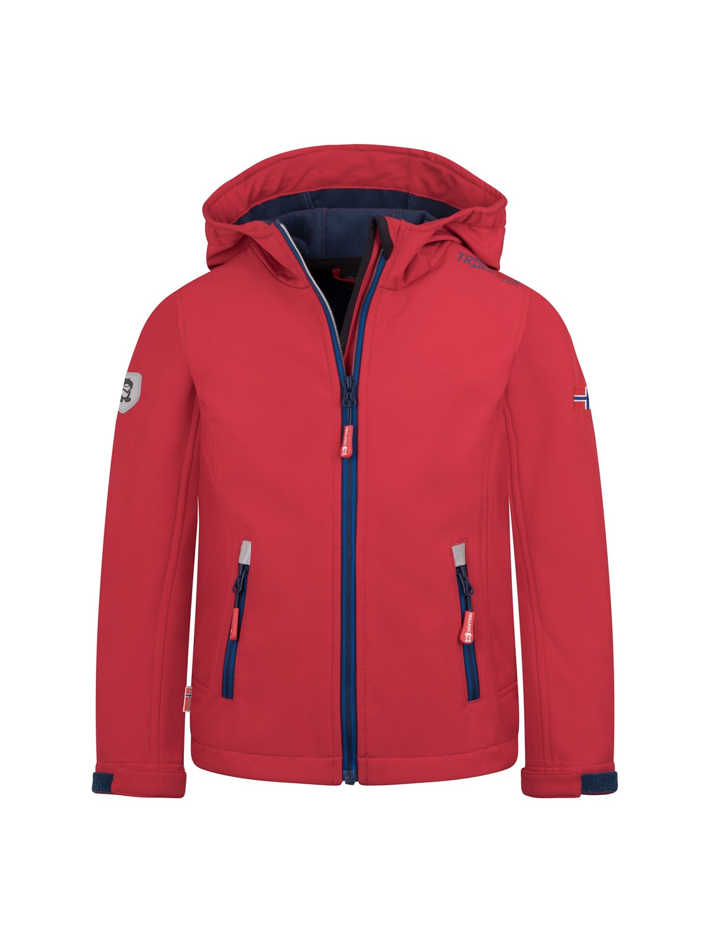 TROLLKIDS Outdoor jacket in Red: front