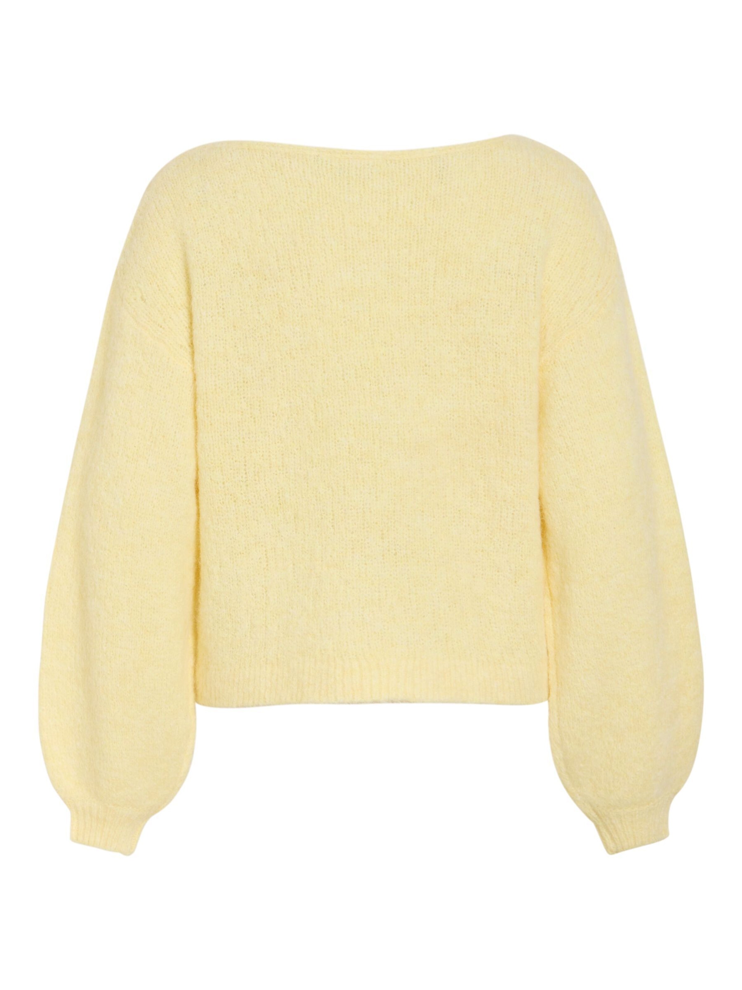 VILA Sweater 'VIMARLEY' in Yellow