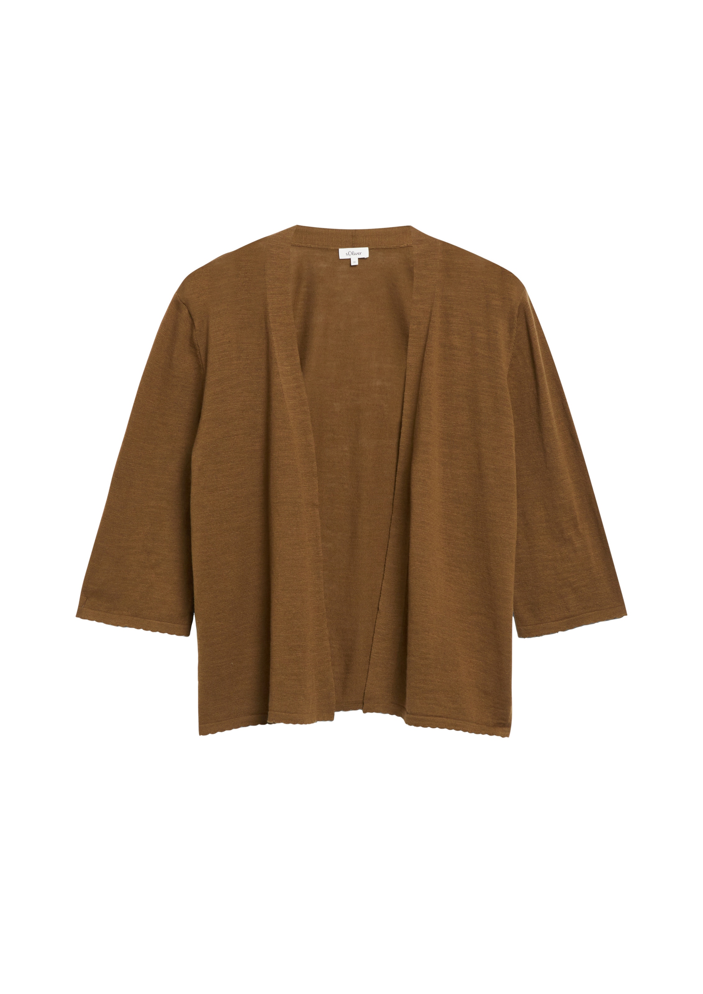 Cardigan s.Oliver en marron : devant