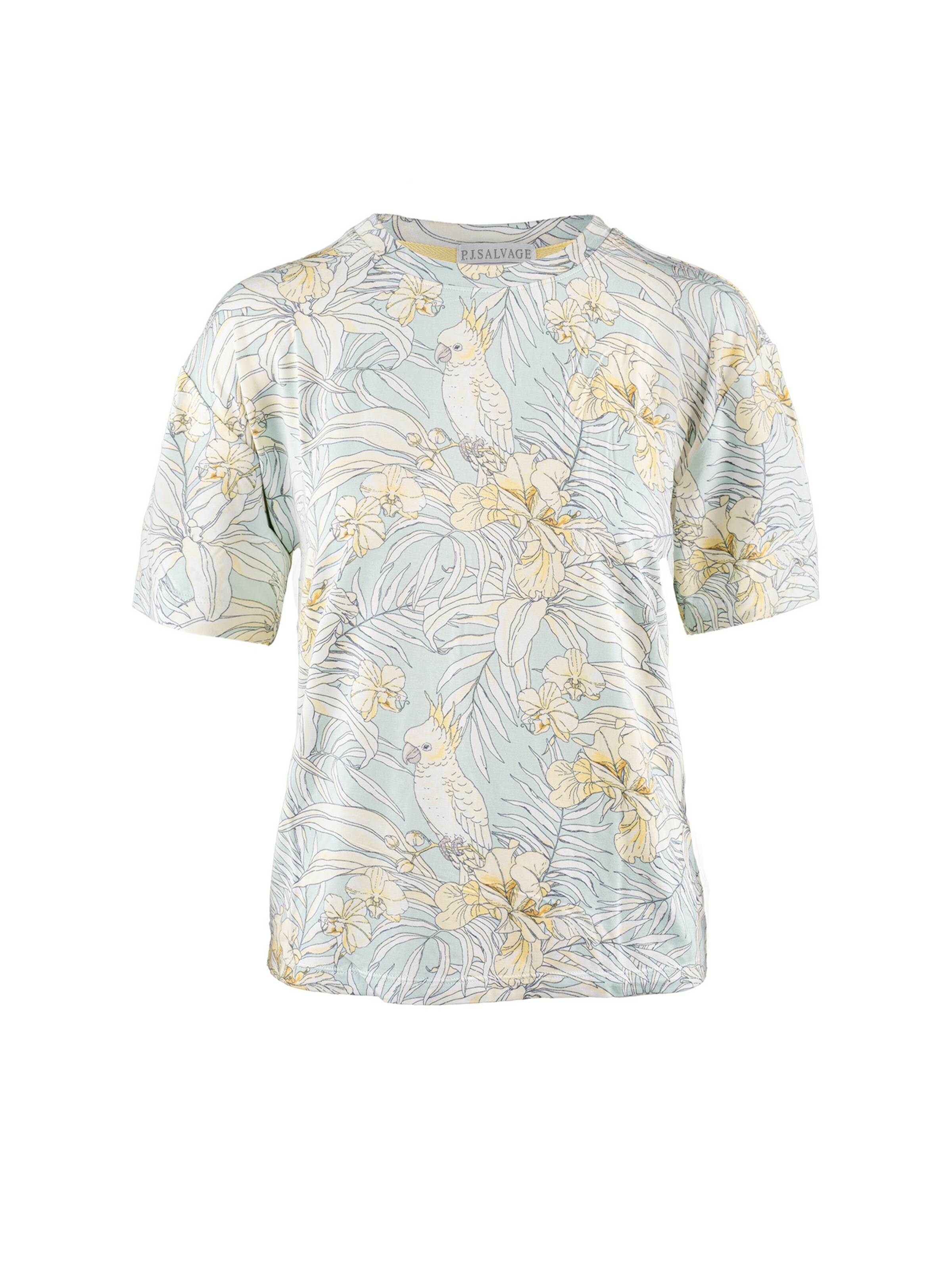 PJ Salvage Shirt 'Cocktail Hour' in Geel: voorkant