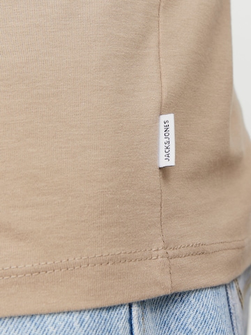 JACK & JONES Slim Fit Shirt in Beige