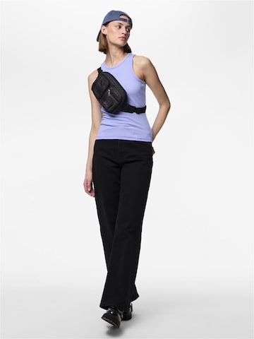 PIECES Top 'RUKA' | modra barva