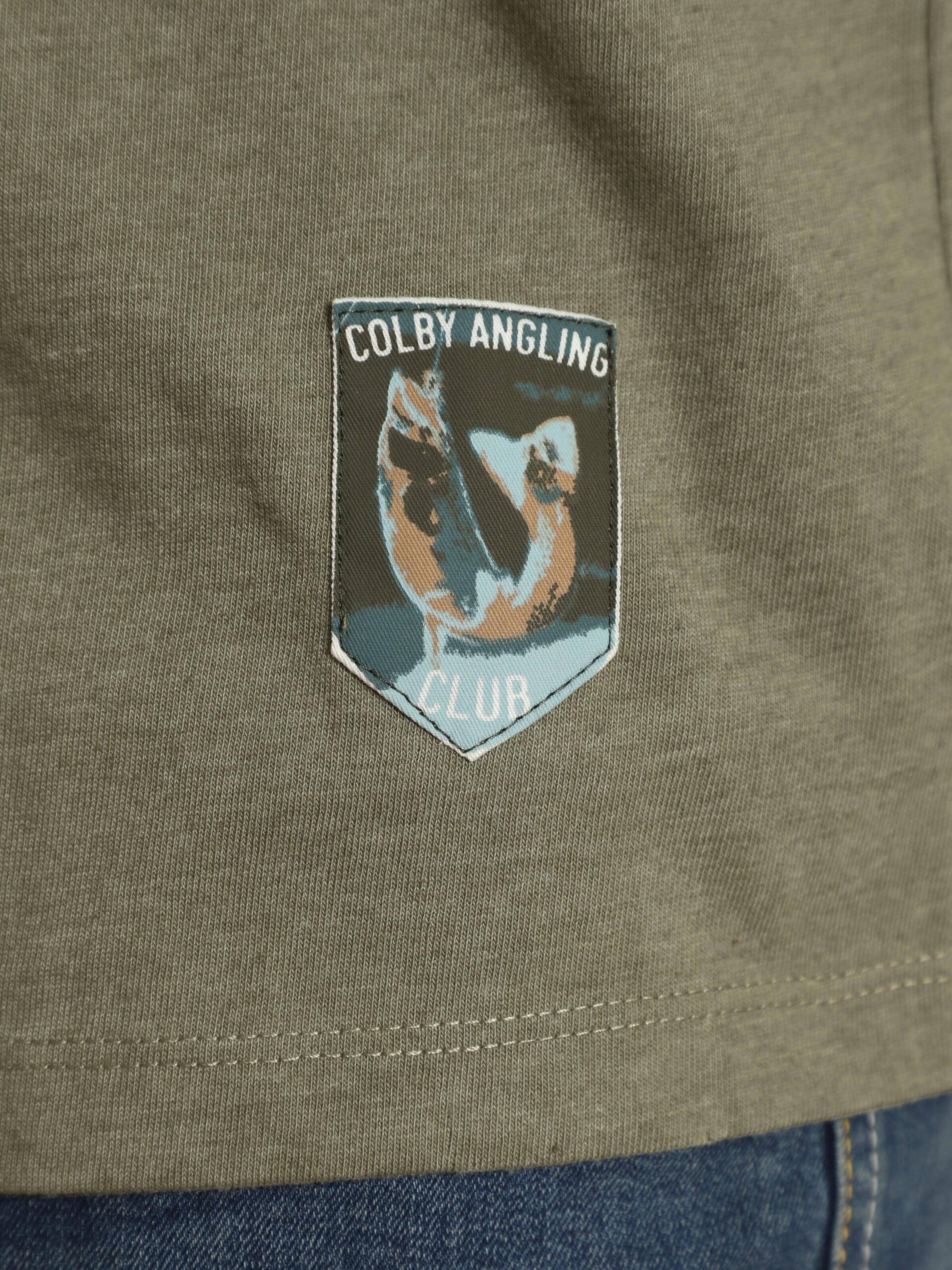 Charles Colby Sweatshirt 'Earl Garwy' in Grün