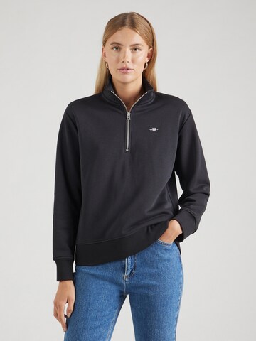 Sweat-shirt GANT en noir : devant