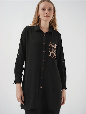 Camicia da donna di Bigdart in nero: frontale