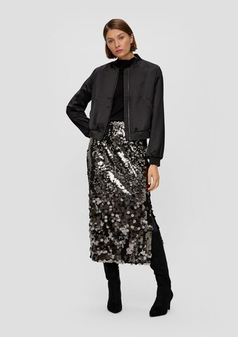 s.Oliver BLACK LABEL Skirt in Black