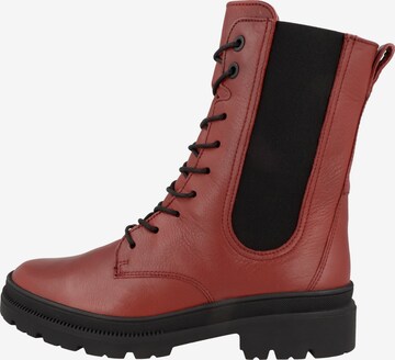 ARA Lace-Up Ankle Boots 'Dover' in Red