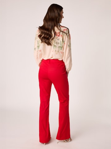 évasé Pantalon à plis Quiosque en rouge