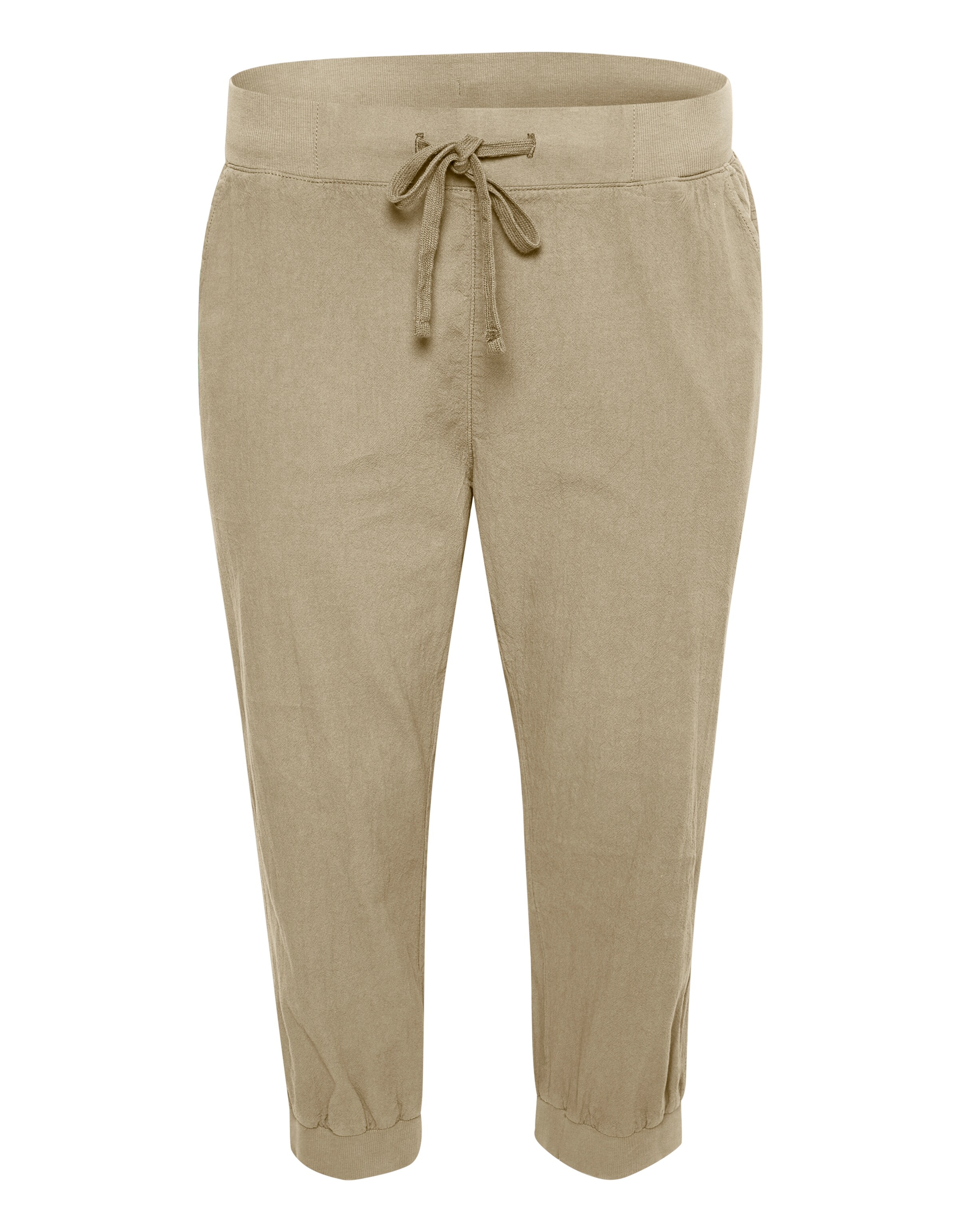 KAFFE CURVE Tapered Bukser 'Nana' i beige: forside