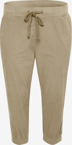 KAFFE CURVE Tapered Hose 'Nana' in Beige: predná strana