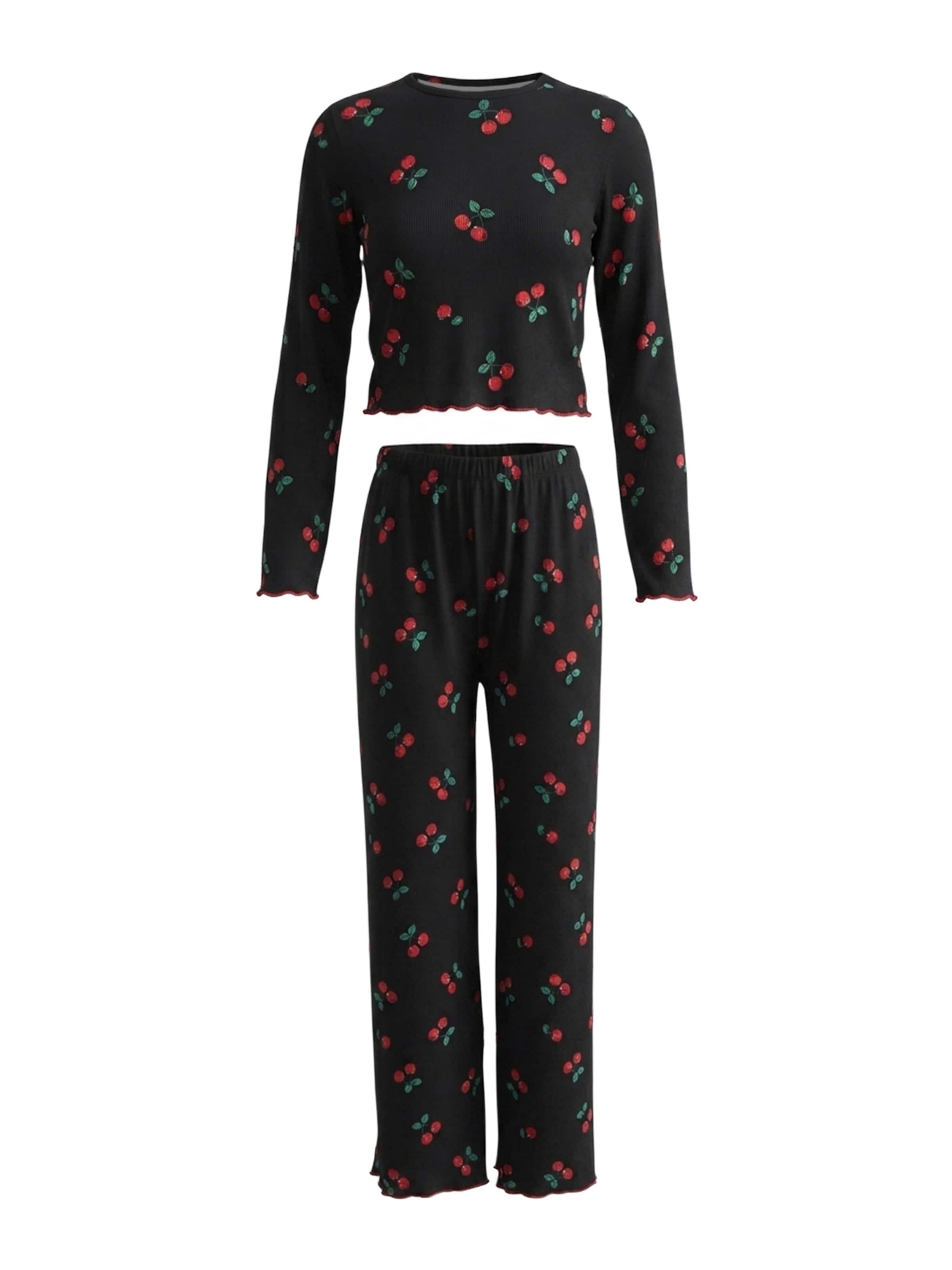 Imily Bela - Pijama em preto: frente