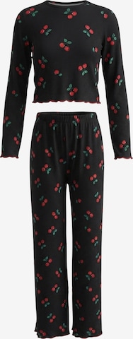 Imily Bela - Pijama em preto: frente