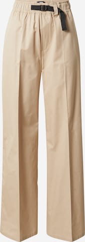 Dr. Denim Wide leg Pantalon 'Evie' in Beige: voorkant