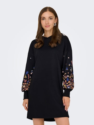 ONLY - Vestido 'ONLBROOKE' en negro: frente
