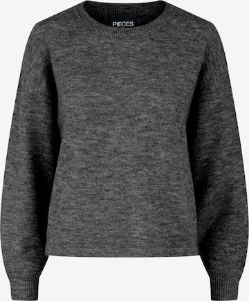 PIECES Sweater 'Cindy' in Grey: front