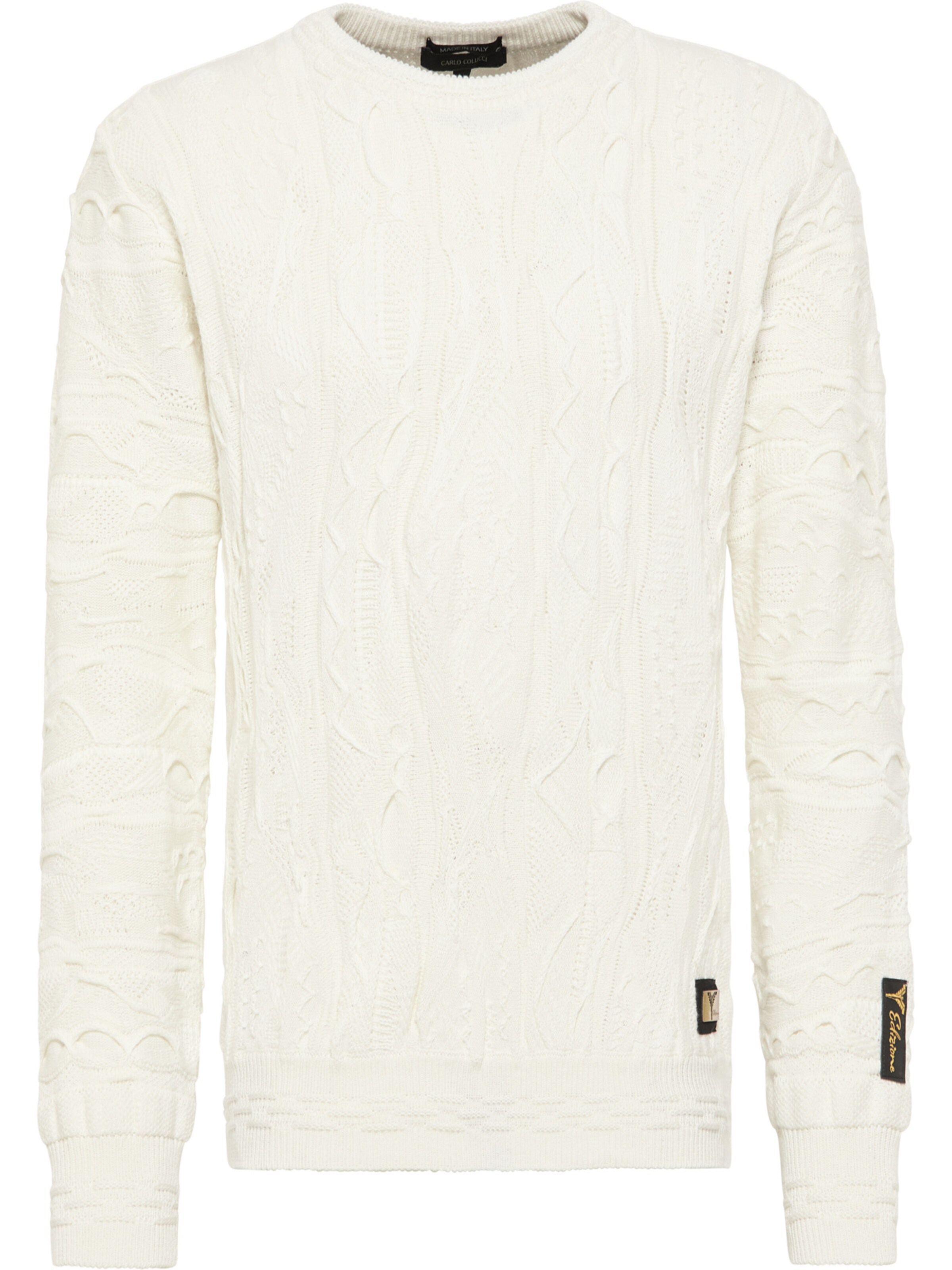 Carlo Colucci Sweater in White: front